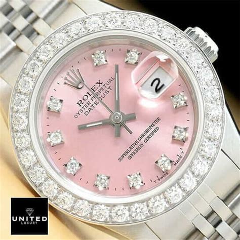 replica rolex with pink face